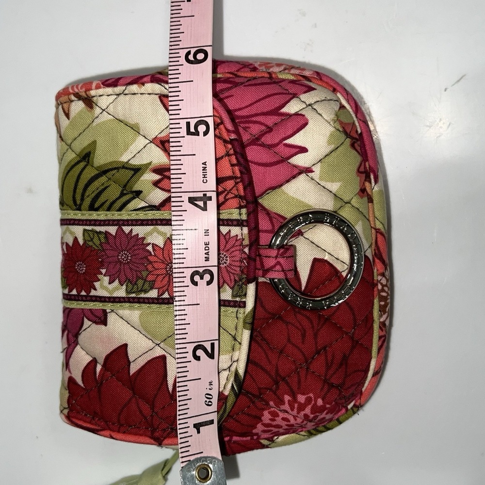 Vera Bradley Little Hip Bag Hello Dahlia! Crossbody Belt bag Fanny Pack Red Pink - Picture 9 of 11